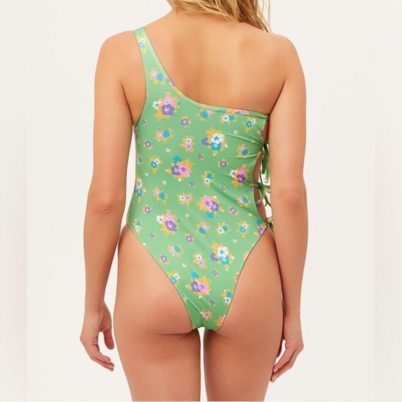 Frankies Bikinis Honey One Shoulder Cheeky One Piece Swimsuit - Picture 10 of 10